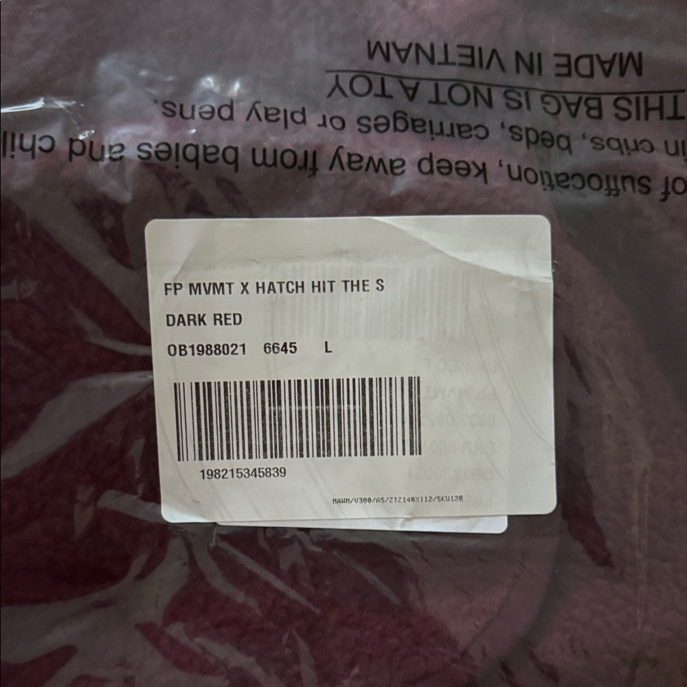 FP Movement Hit The Slopes Fleece Jacket in MAROON Sz XS S L $178 Retail NWT - Picture 7 of 10
